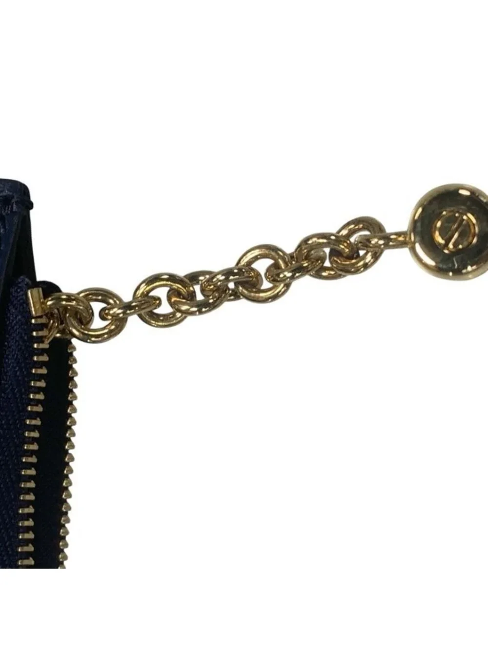 Gucci Guccissima Coin Case Key Navy GG Pattern